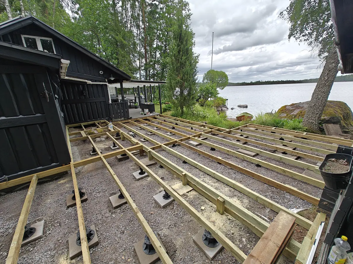 Rantaterassin runko ja perustukset, Mäntsälä